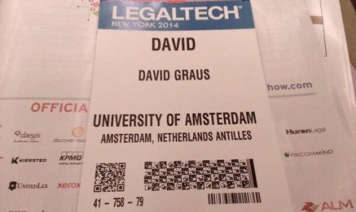 David Graus at LegalTech