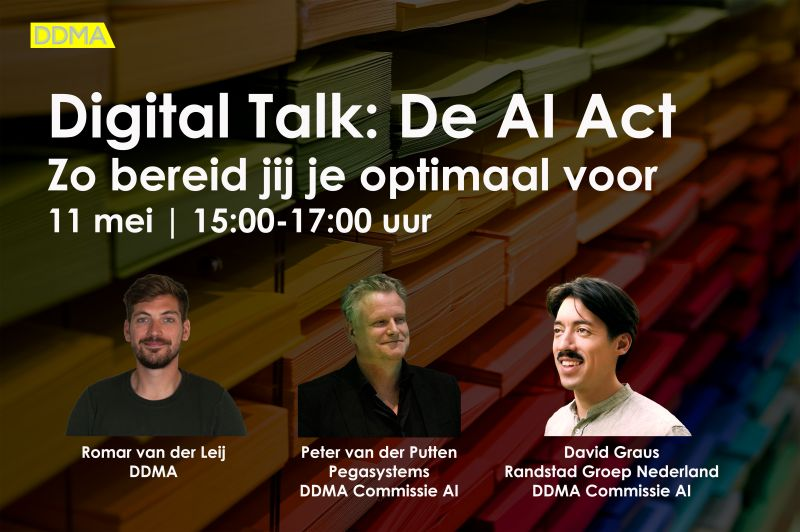 DDMA Digital Talk: “De AI act: Zo bereid jij je optimaal voor”